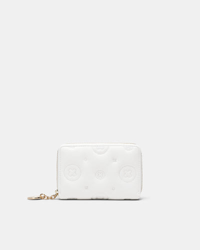 Flashback Leather Medium Wallet - White