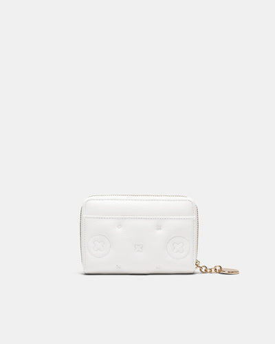 Flashback Leather Medium Wallet - White