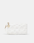Flashback Leather Wristlet Pouch - White