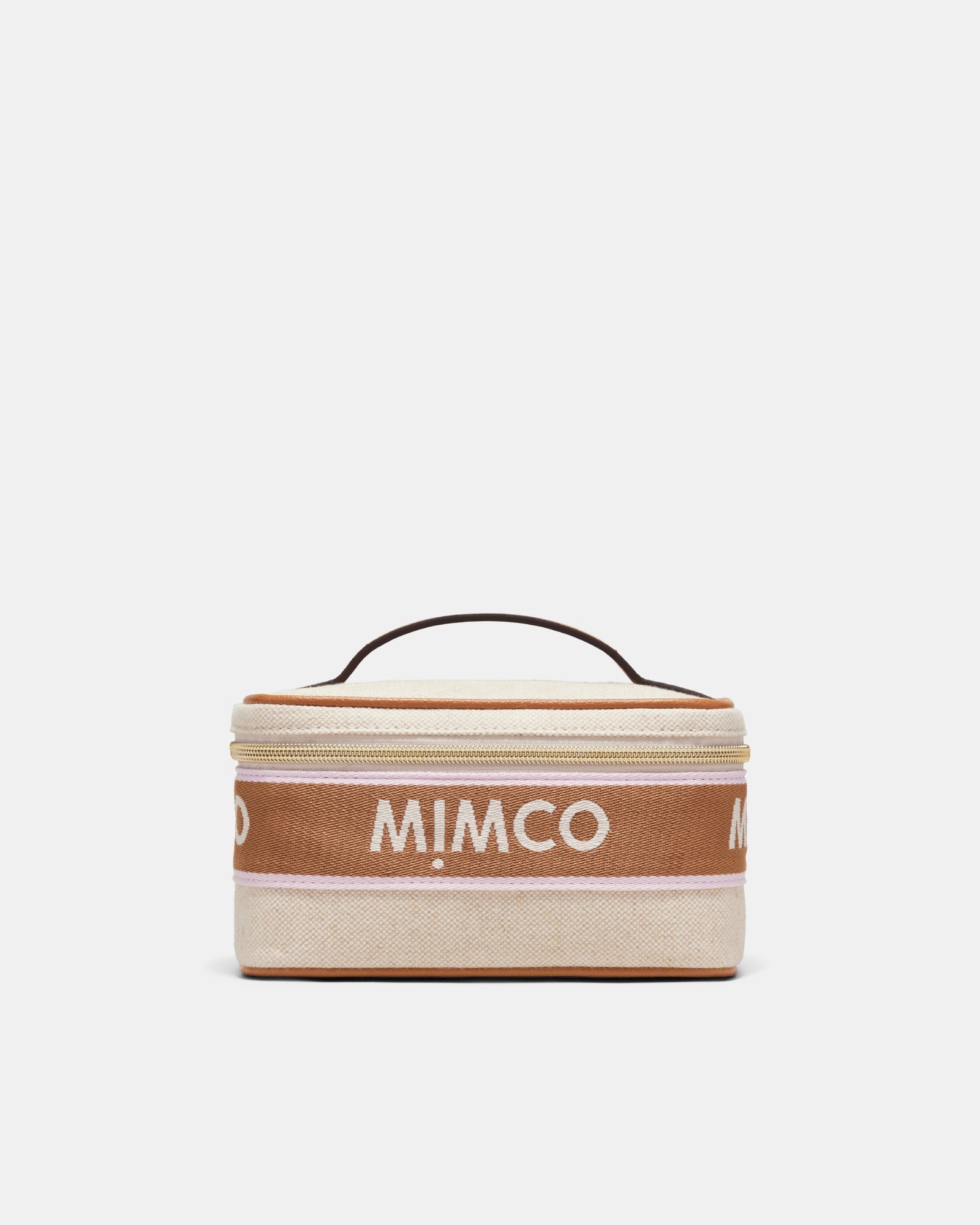 Stevie Cosmetic Bag - Natural Caramel
