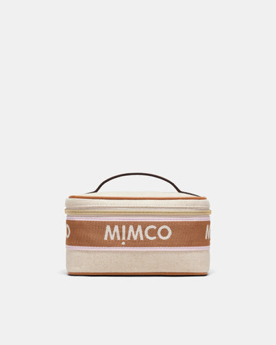 Stevie Cosmetic Bag - Natural Caramel