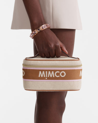 Stevie Cosmetic Bag - Natural Caramel