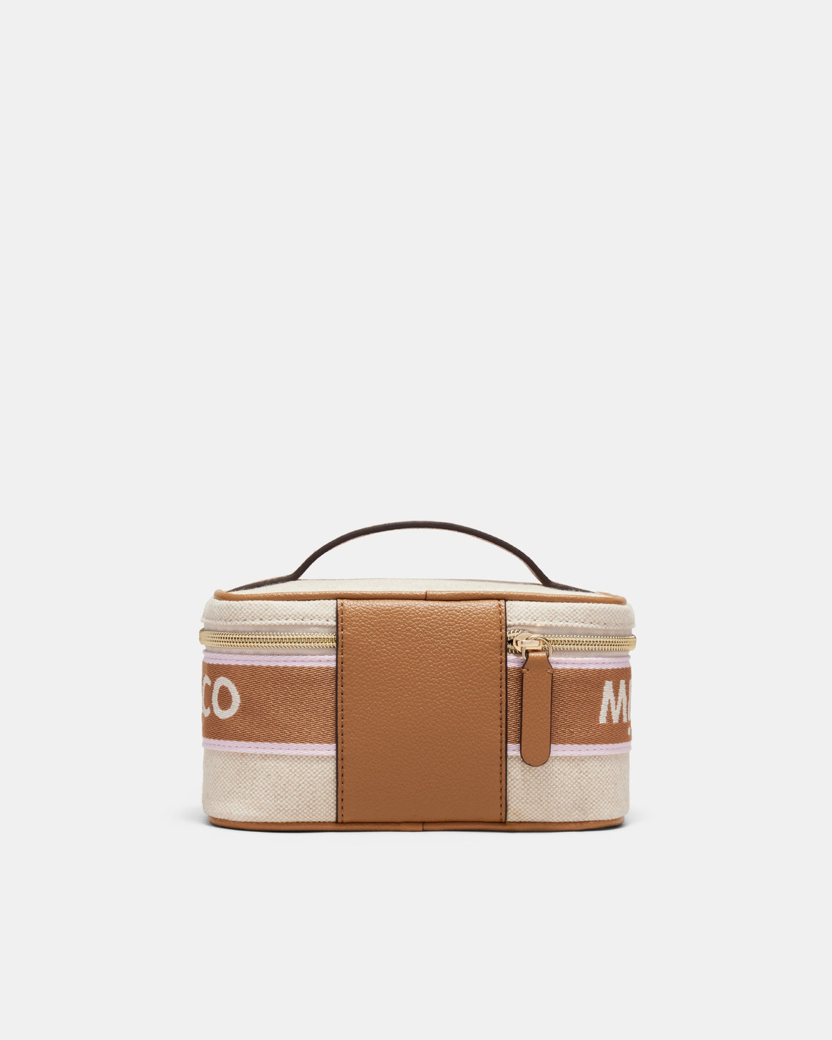 Stevie Cosmetic Bag - Natural Caramel