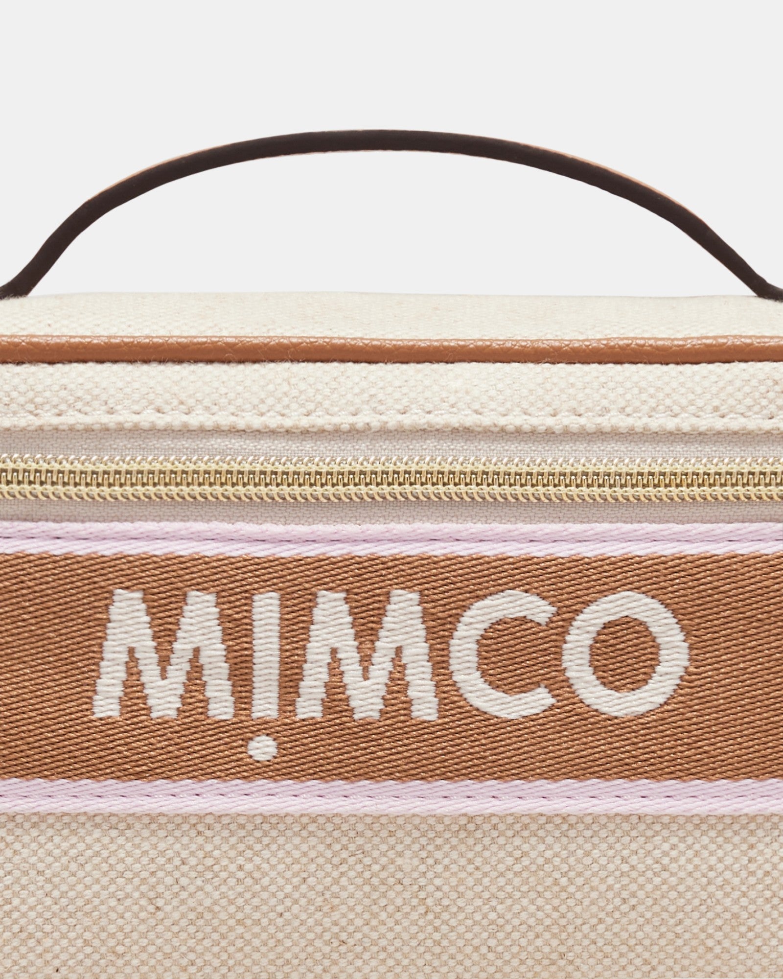 Stevie Cosmetic Bag - Natural Caramel