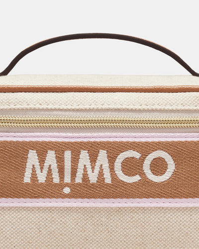 Stevie Cosmetic Bag - Natural Caramel