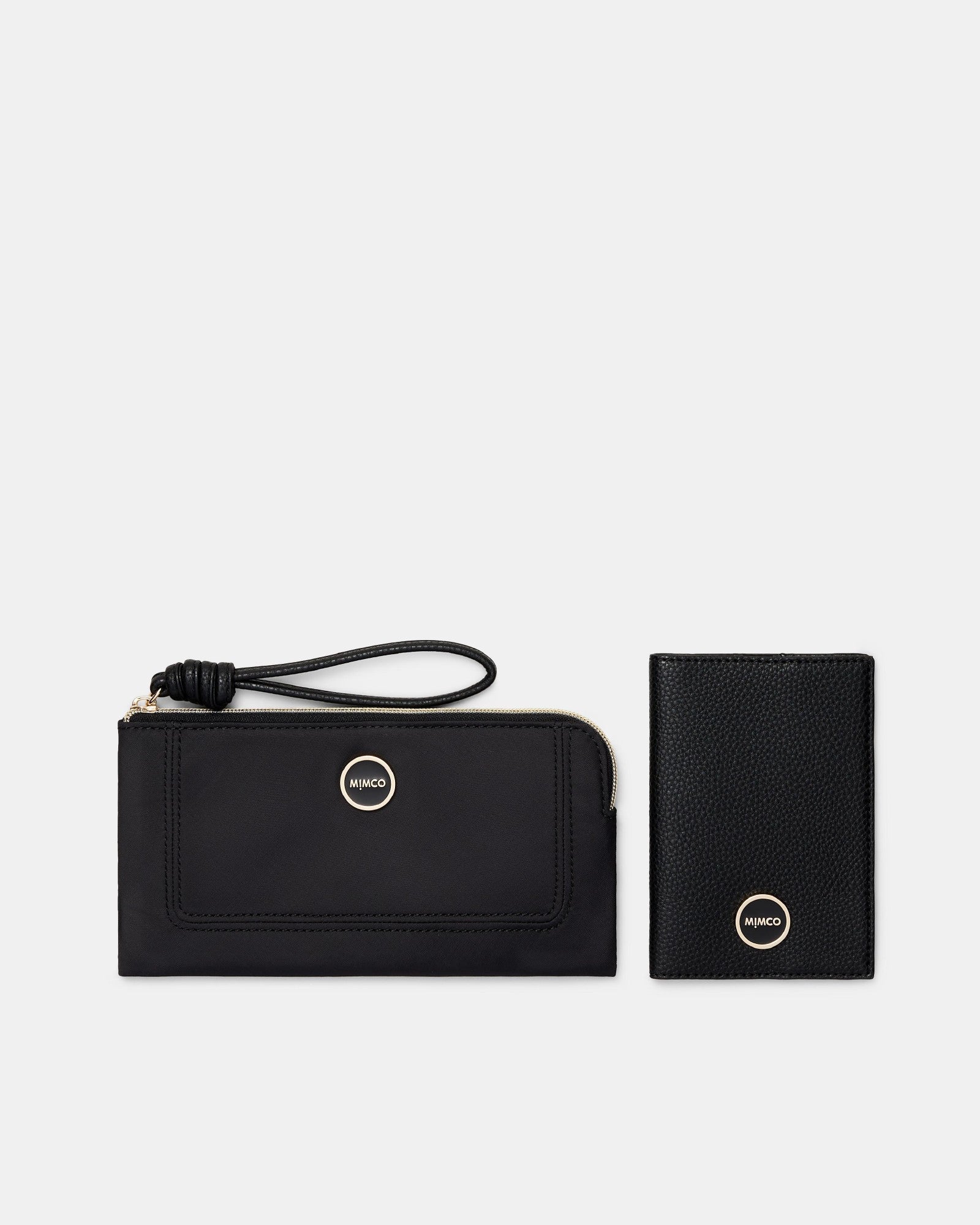 Nextalgia Travel Duo Pouch - Black Light Gold