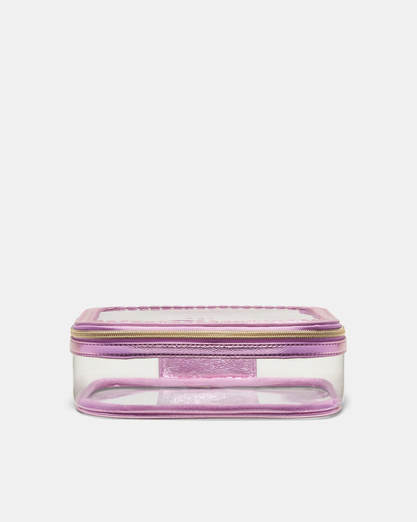 Paradise Large Cosmetic Bag - Metallic Pink