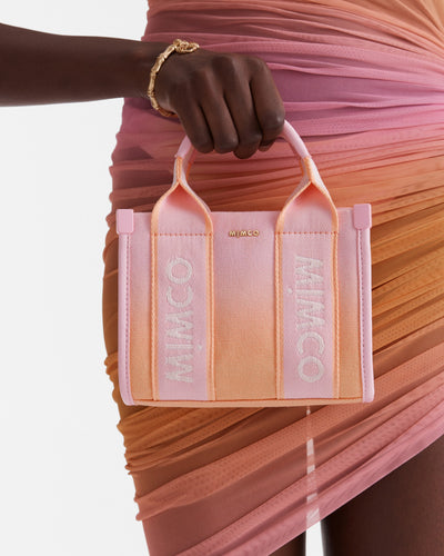 Stevie Micro Tote Crossbody Bag - Sunset Ombre