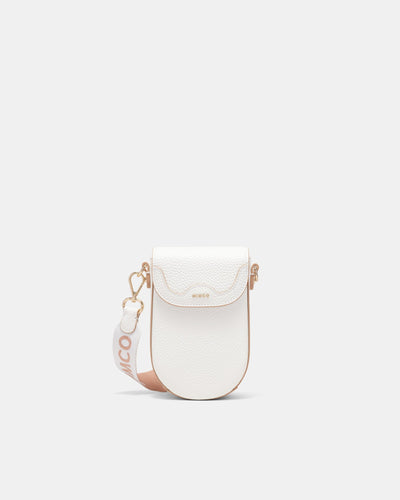 Jett Phone Crossbody Bag - White