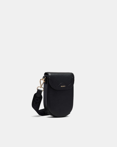 Jett Phone Crossbody Bag - Black Light Gold