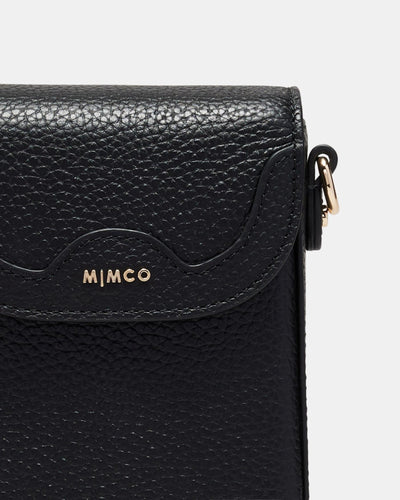 Jett Phone Crossbody Bag - Black Light Gold
