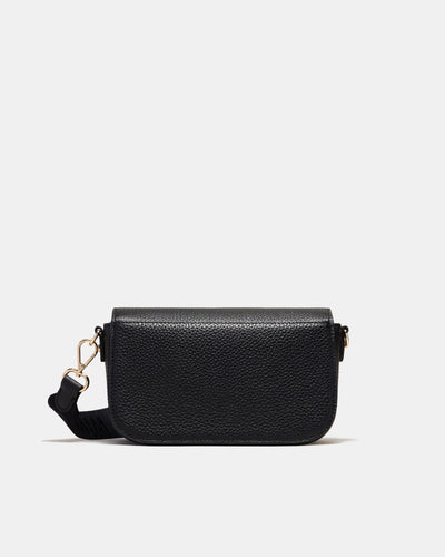 Jett Concertina Crossbody Bag - Black Light Gold