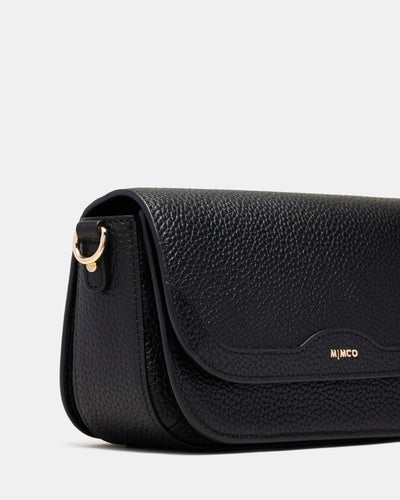 Jett Concertina Crossbody Bag - Black Light Gold