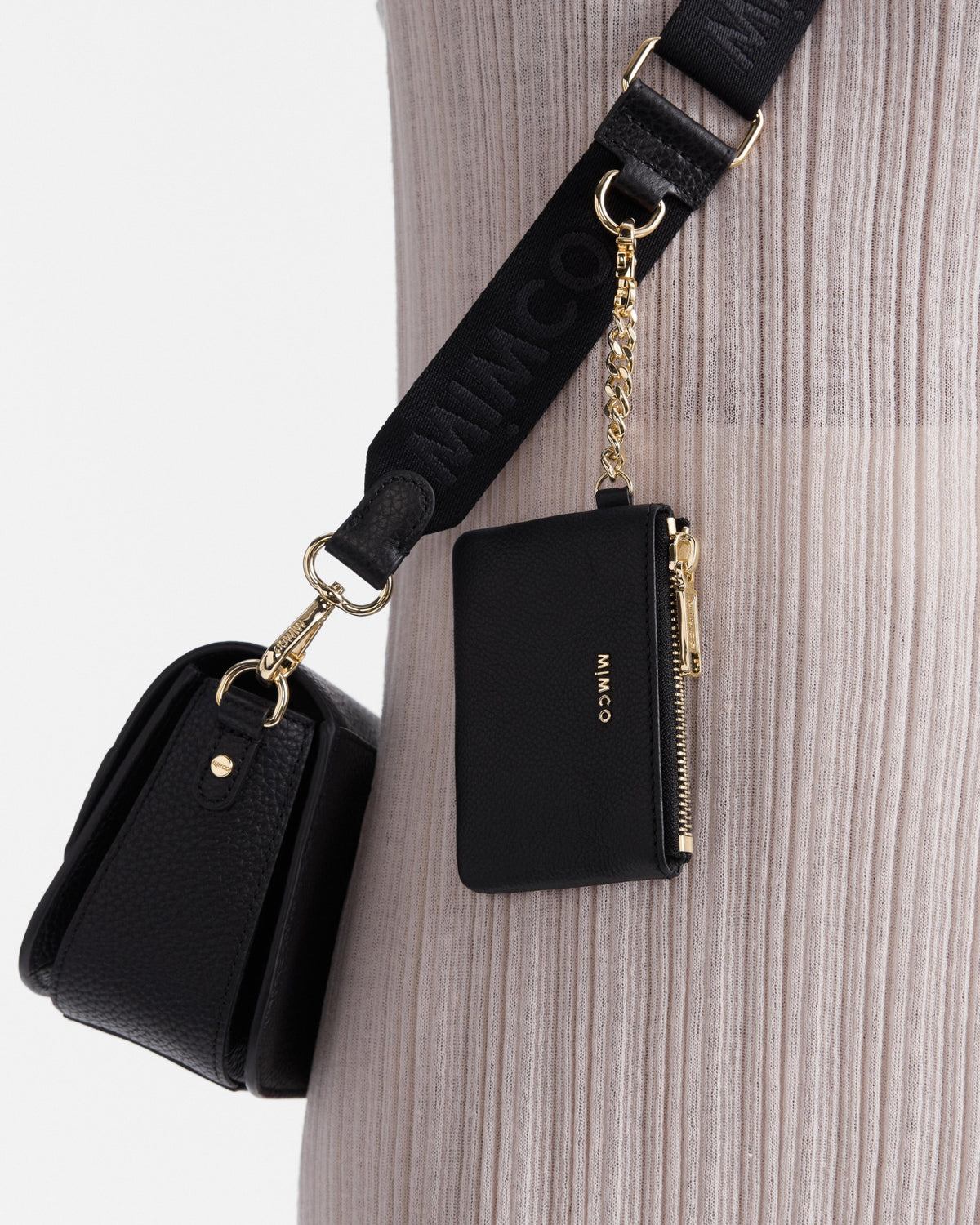 Classico Coin Purse - Black Light Gold