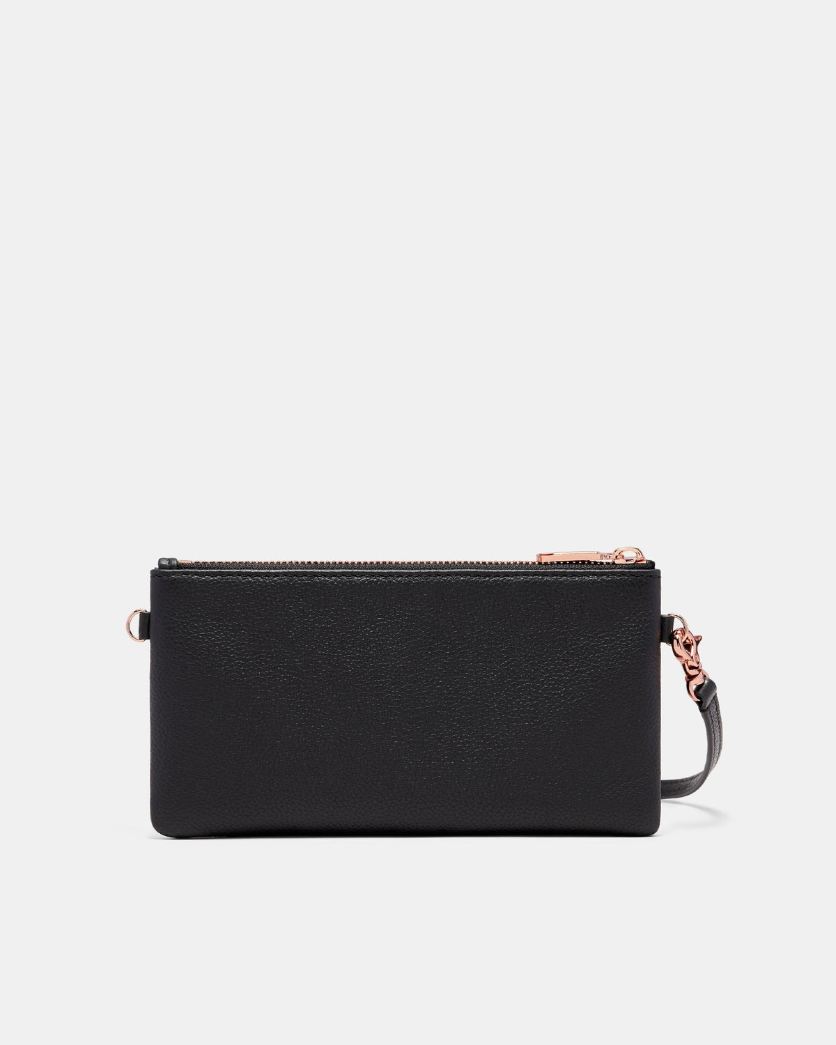 Hendrix Pouch Crossbody Bag - Black Rose Gold