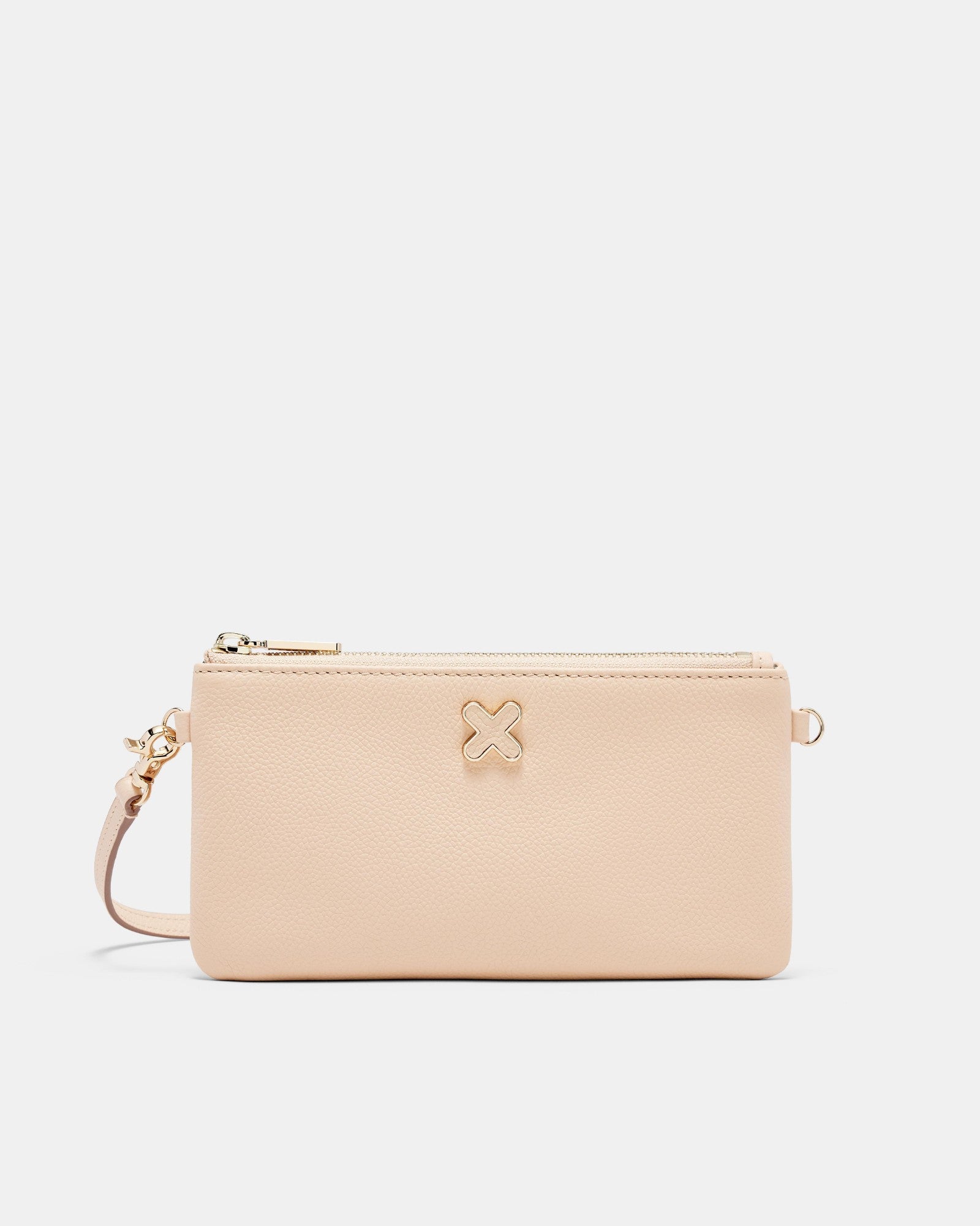 Hendrix Pouch Crossbody Bag - Almond