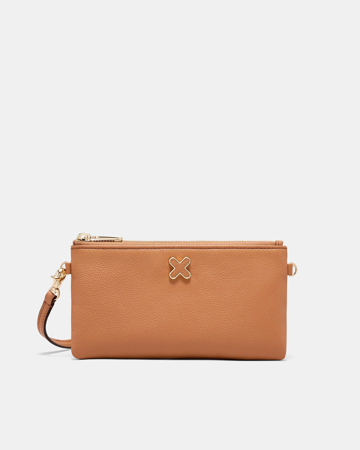 Hendrix Pouch Crossbody Bag - Caramel