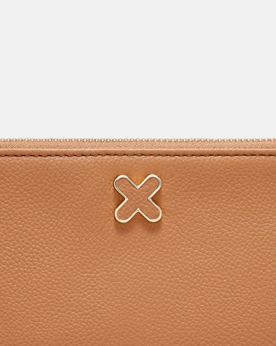 Hendrix Pouch Crossbody Bag - Caramel