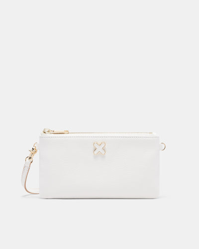 Hendrix Pouch Crossbody Bag - White