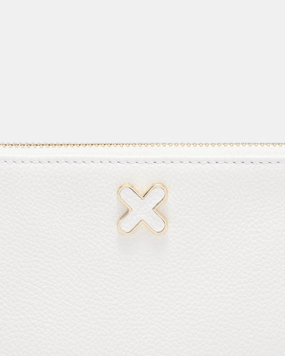 Hendrix Pouch Crossbody Bag - White