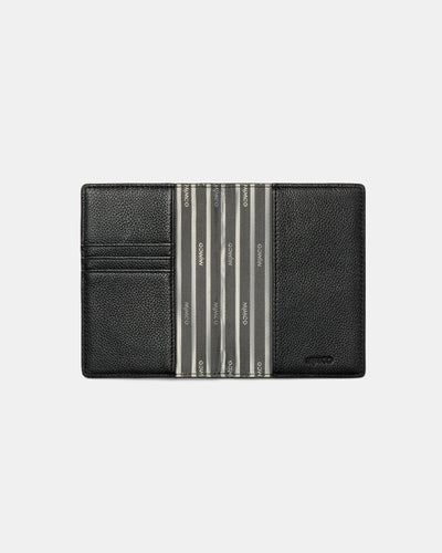 Hendrix Passport Holder - Black Rose Gold