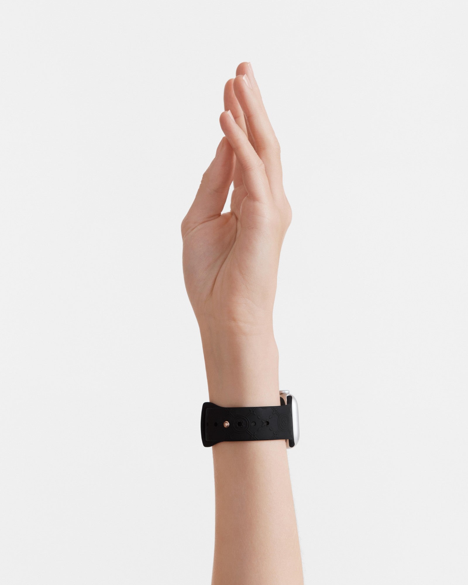 40mm Mim-Gram Silicone Watch Band - Black