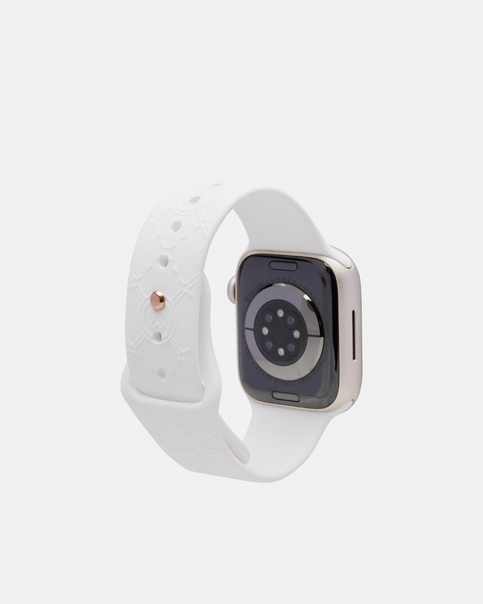 40mm Mim-Gram Silicone Watch Band - White