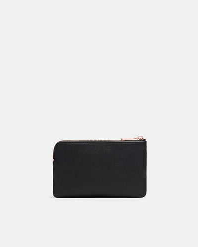 Hendrix Small Pouch - Black Rose Gold