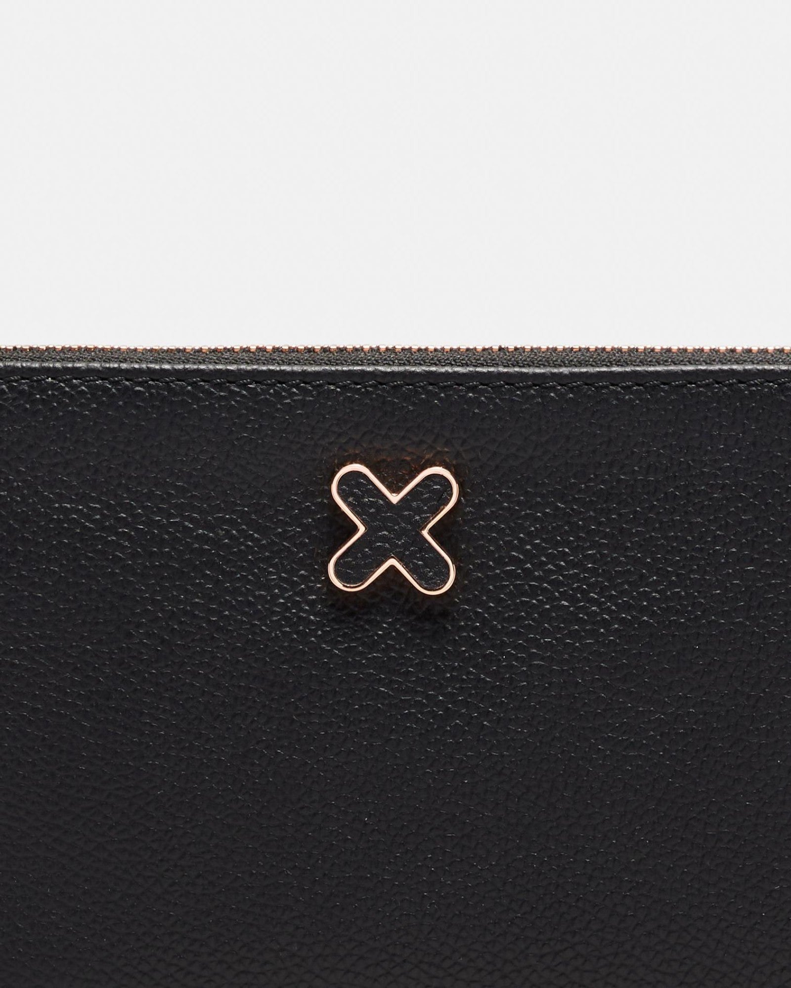 Hendrix Small Pouch - Black Rose Gold