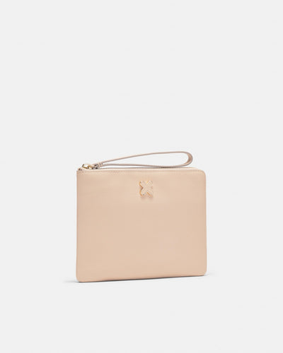 Hendrix Medium Pouch - Almond