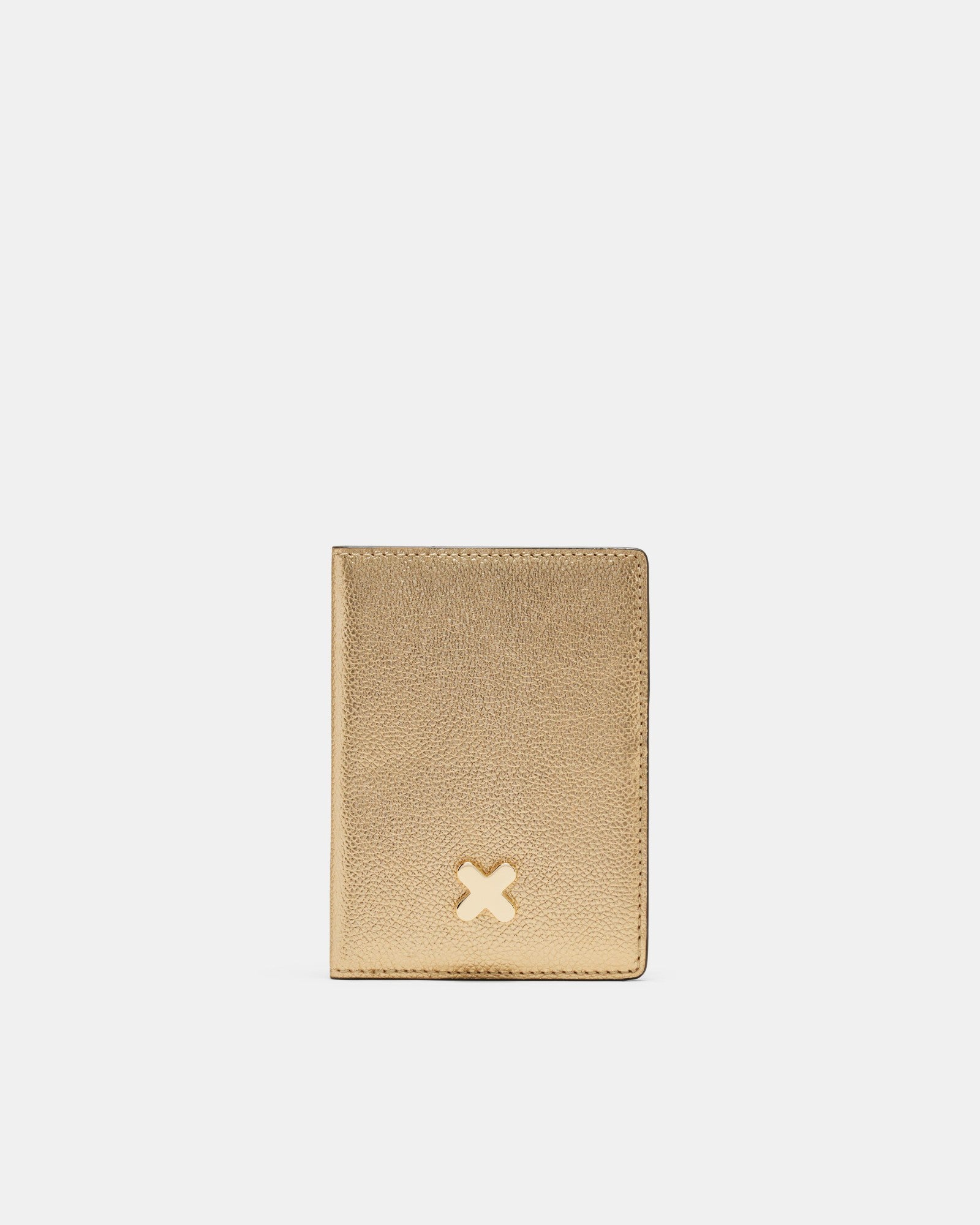 Hendrix Passport Holder - Light Gold