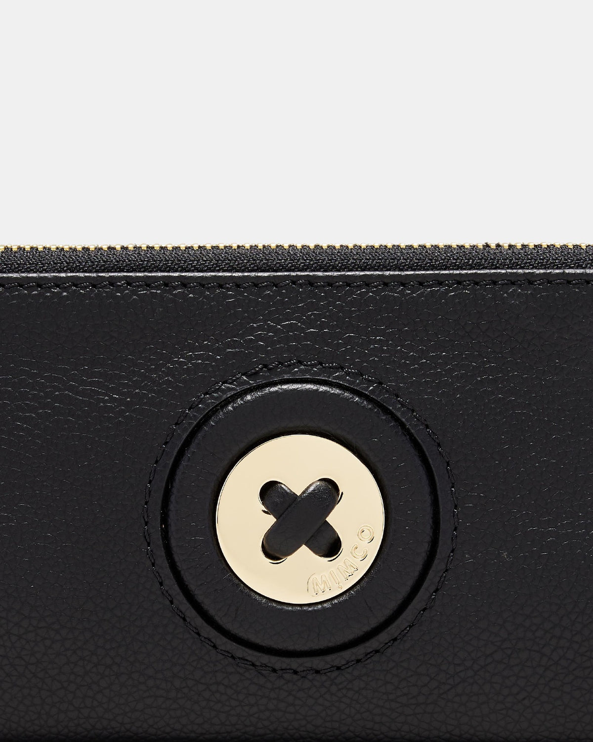 Mim-Mazing Large Wallet - Black Light Gold