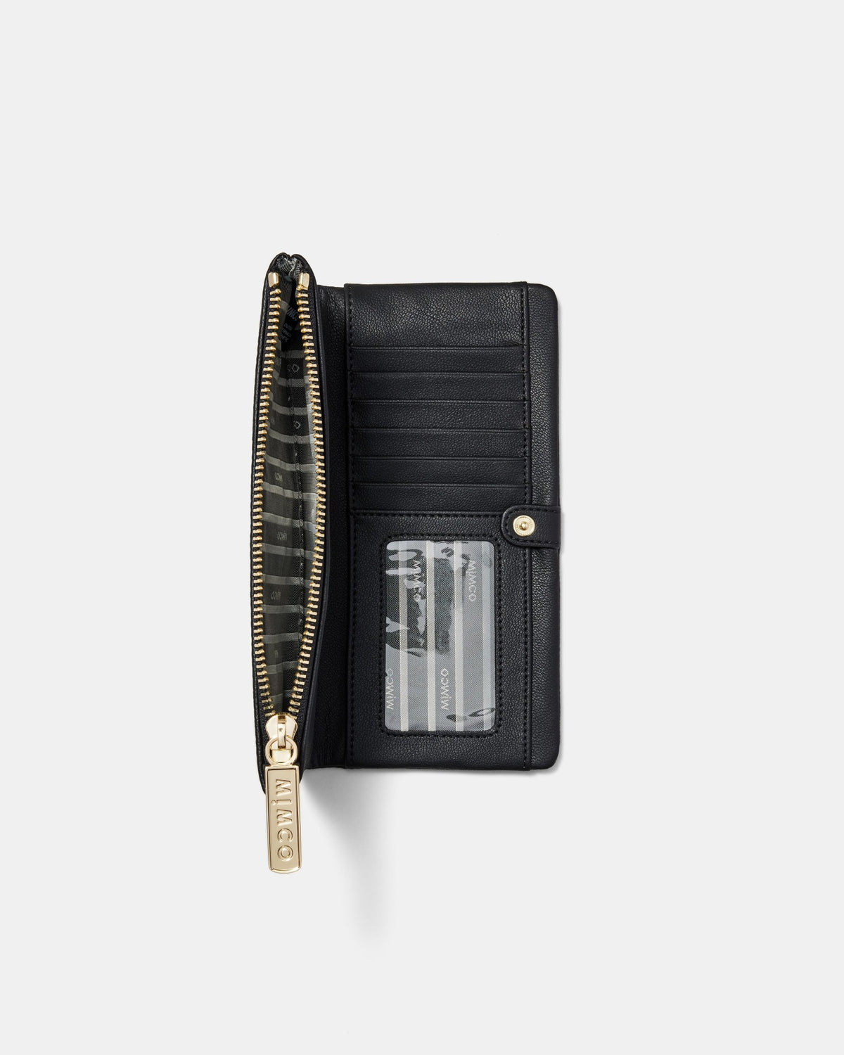 Mim-Mazing Large Wallet - Black Light Gold