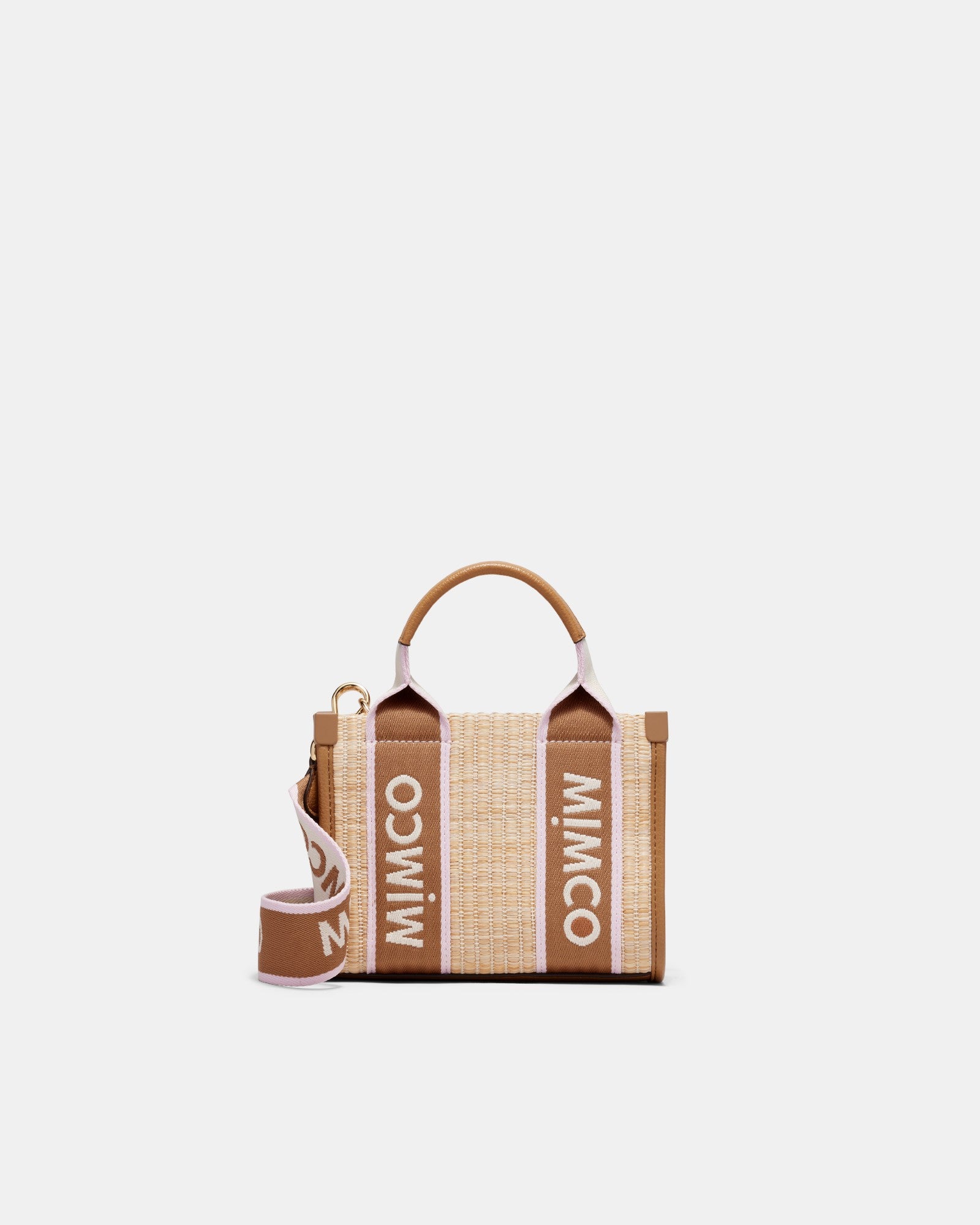 Stevie Micro Tote Crossbody Bag - Natural Caramel