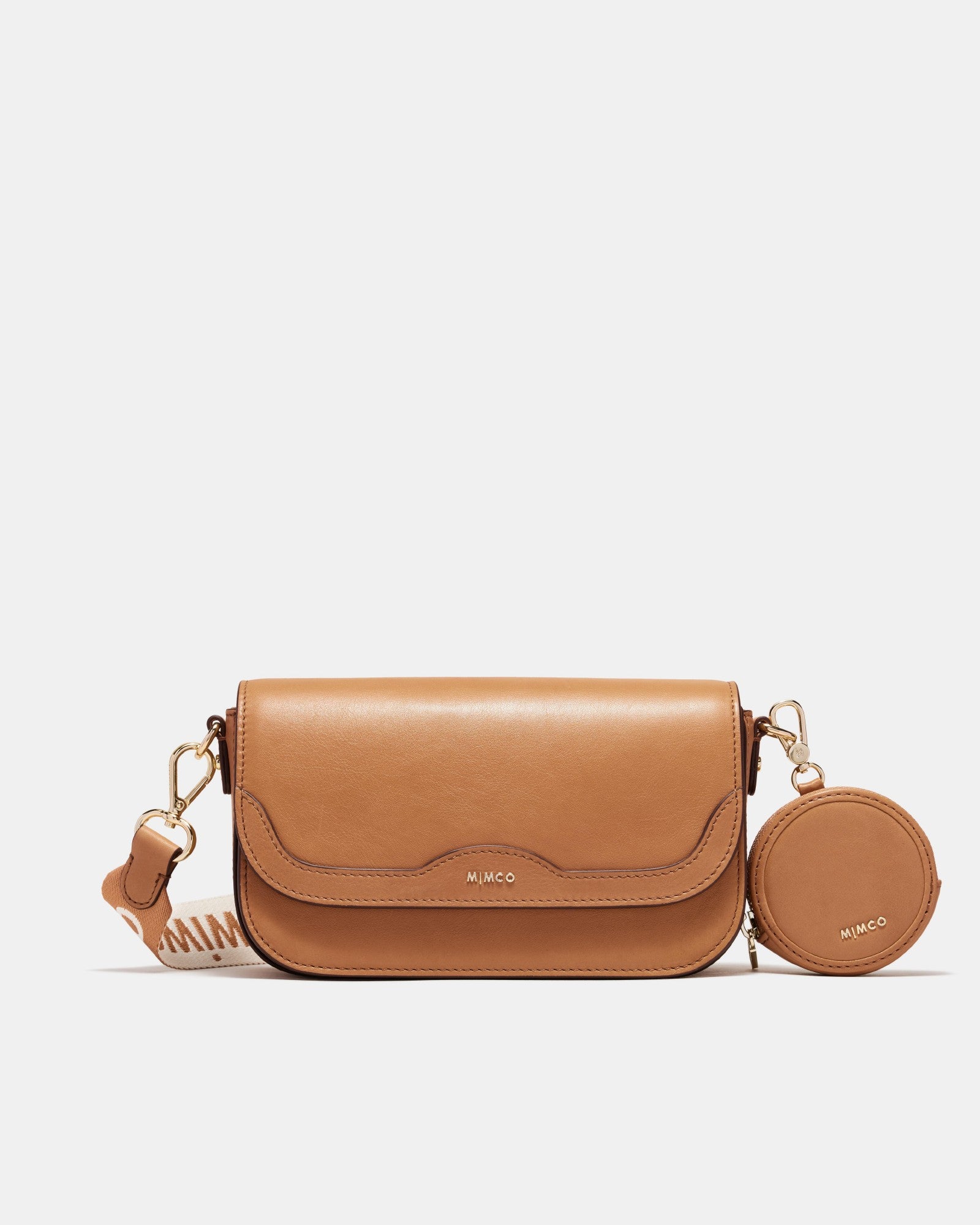 Jett Concertina Crossbody Bag - Caramel