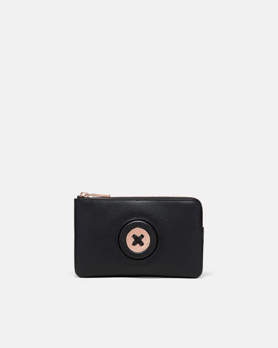 Mim-Mazing Pouch and Earrings Gift Set - Black Rose Gold