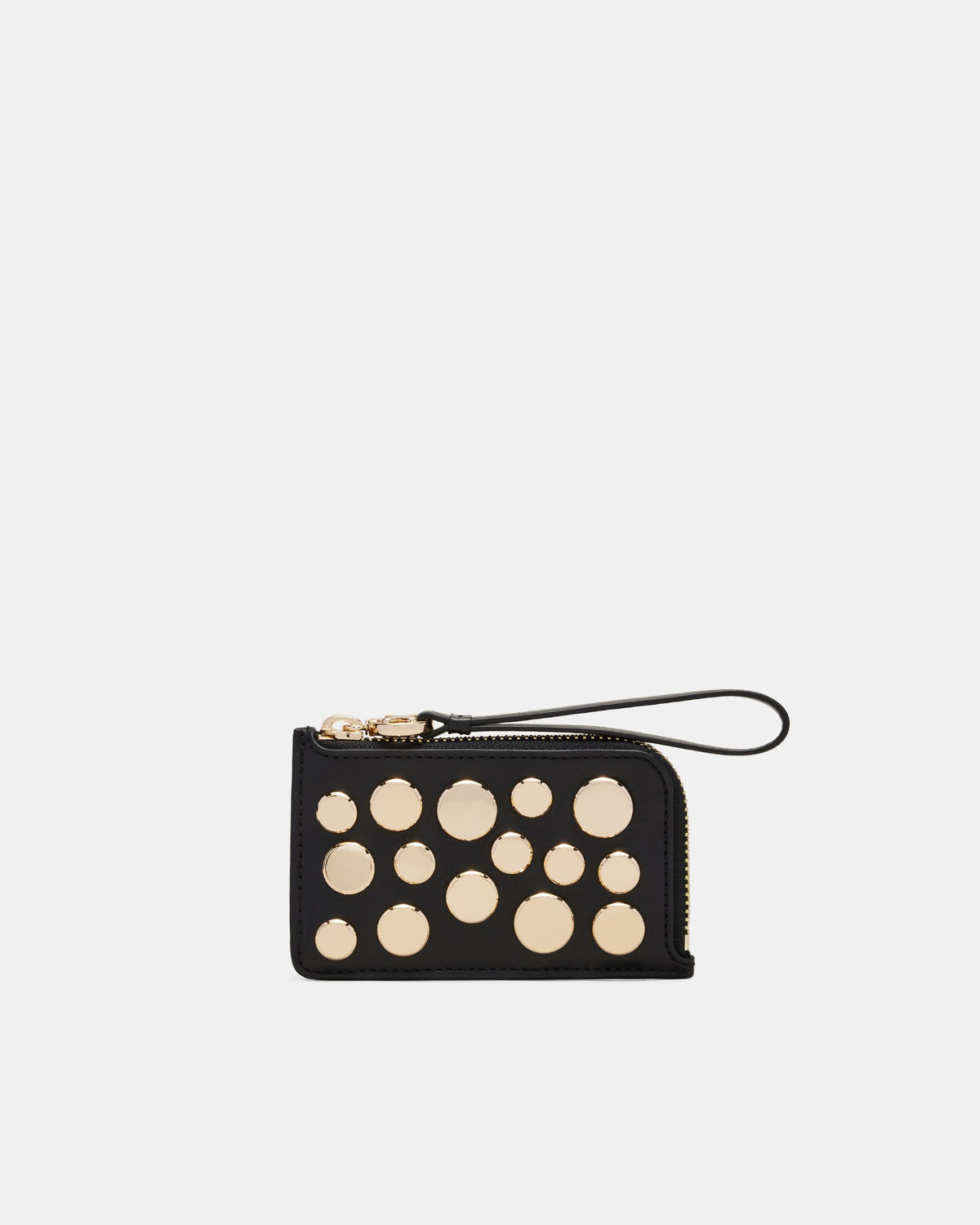 Glisten Card Pouch - Black Light Gold