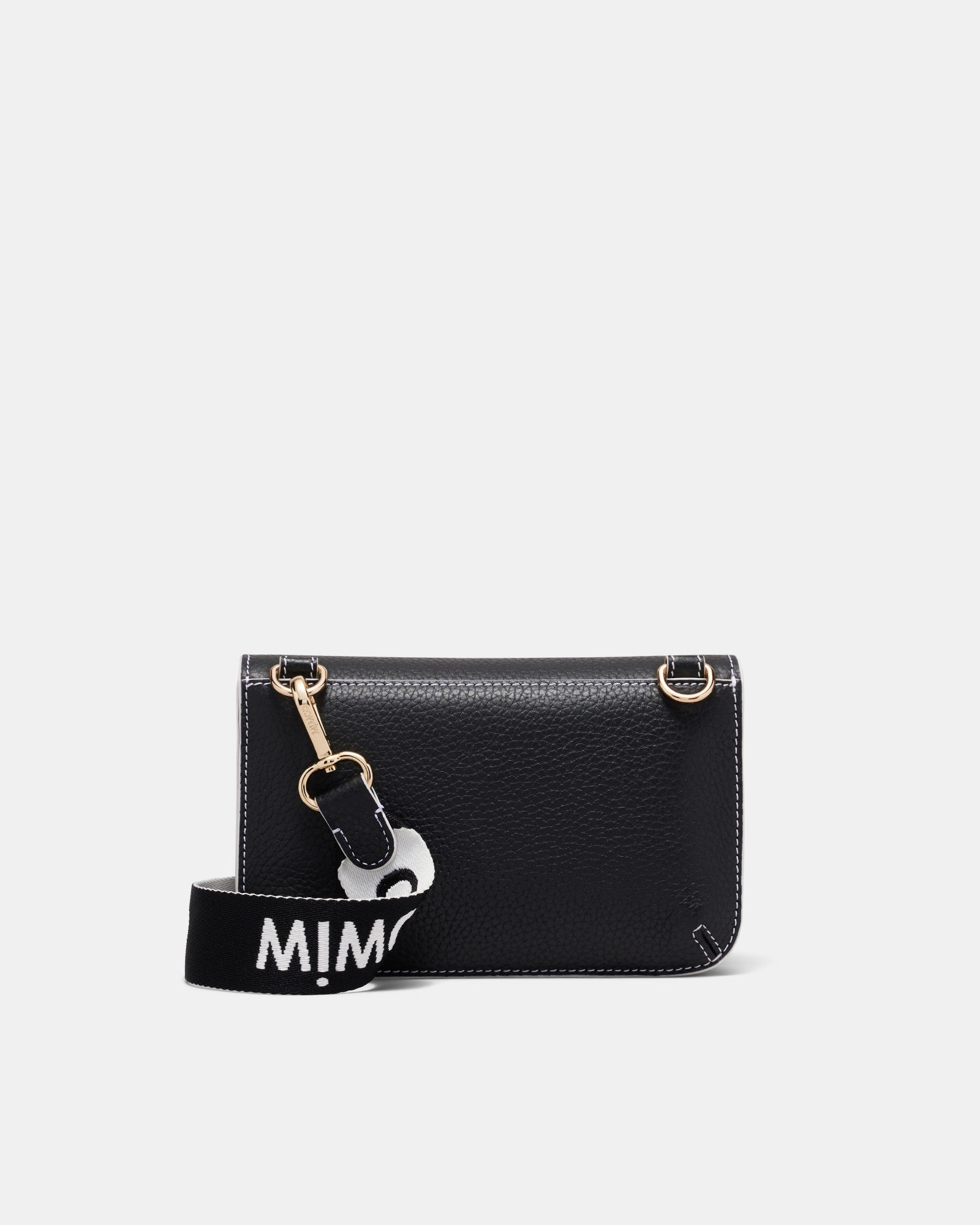 Jett Flapover Crossbody Bag - Black Light Gold