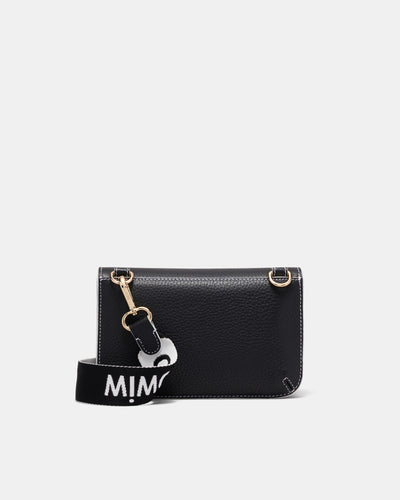 Jett Flapover Crossbody Bag - Black Light Gold