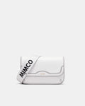 Jett Flapover Crossbody Bag - White Black