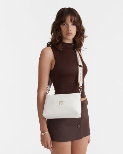Bay Crossbody Bag - White