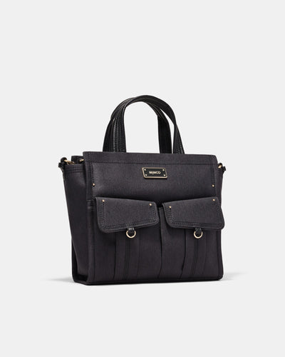 Utility Tote Bag - Black Light Gold