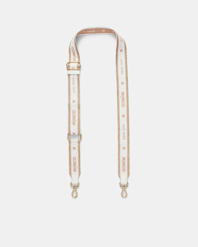 Mim 96 Webbing Bag Strap - White