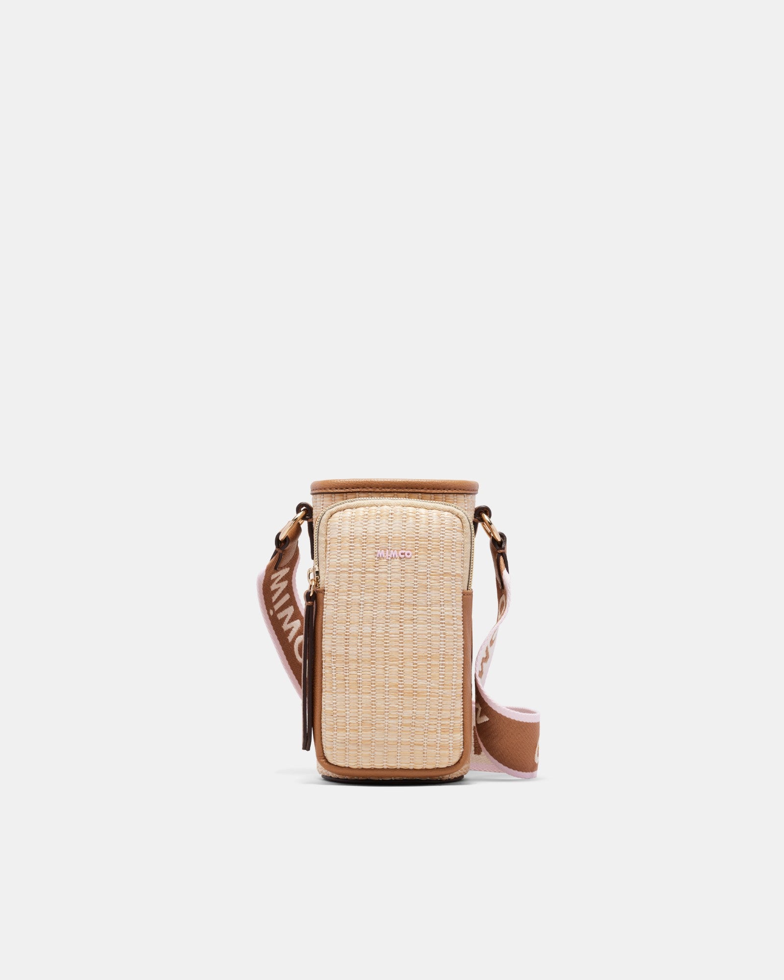 Stevie Drink Crossbody Bag - Natural Caramel