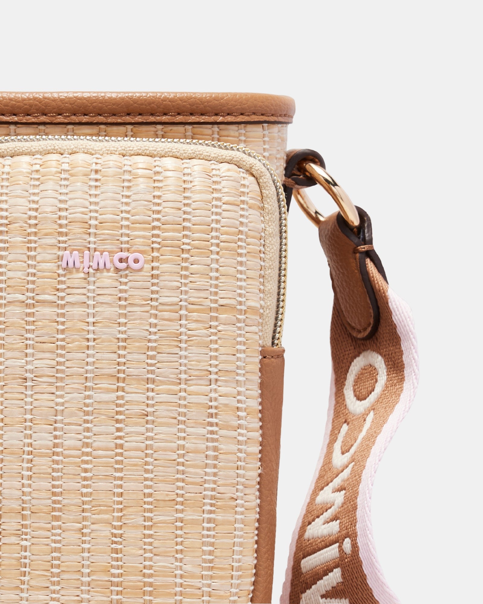 Stevie Drink Crossbody Bag - Natural Caramel