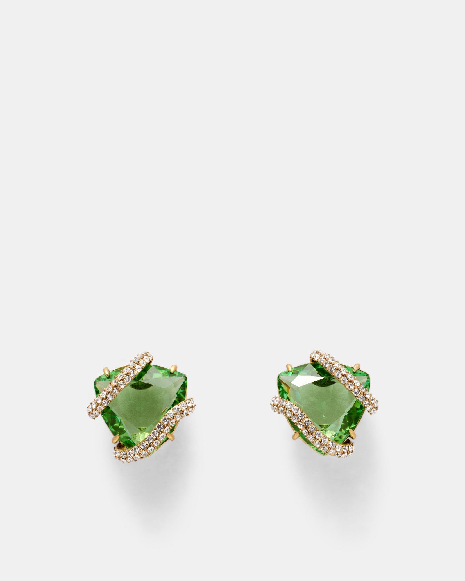 Cobra Stud Earrings - Spiced Apple