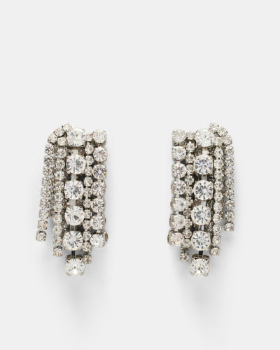Glistening Earrings - Clear