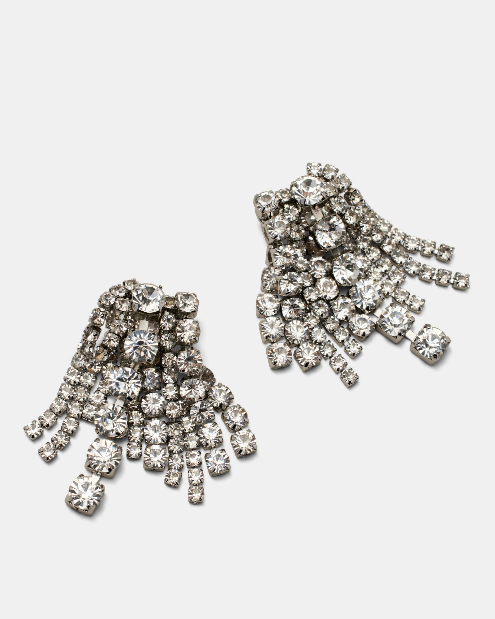 Glistening Earrings - Clear