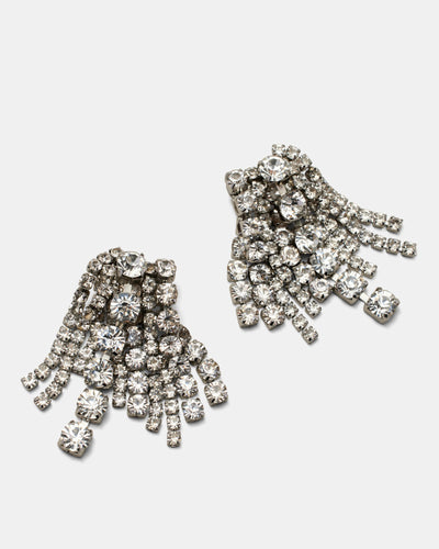 Glistening Earrings - Clear