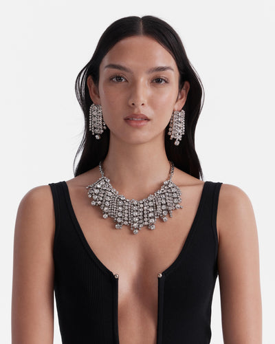 Glistening Earrings - Clear